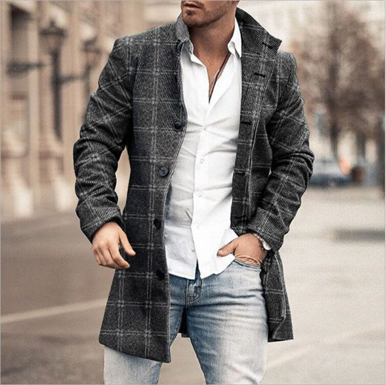 Veste d'extérieur coupe-vent pour homme