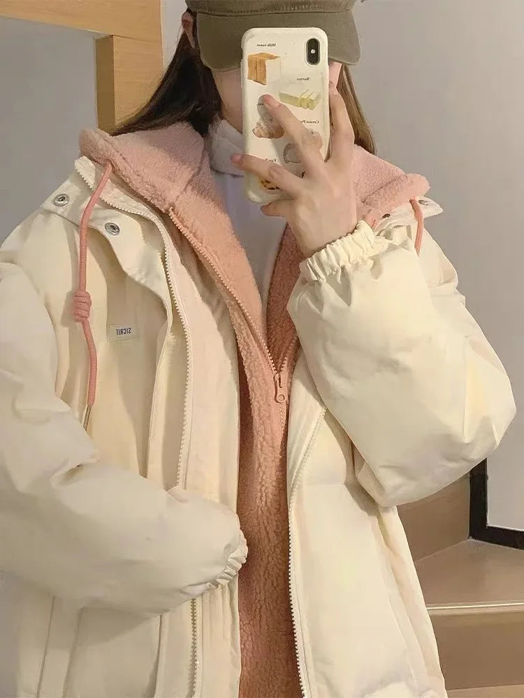 Amara | Doudoune en coton épais pour femme avec capuche 