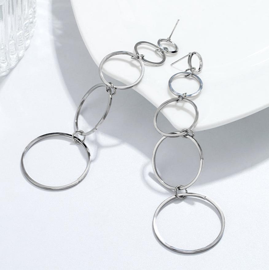Micara - Créoles en cascade - Boucles d'oreilles