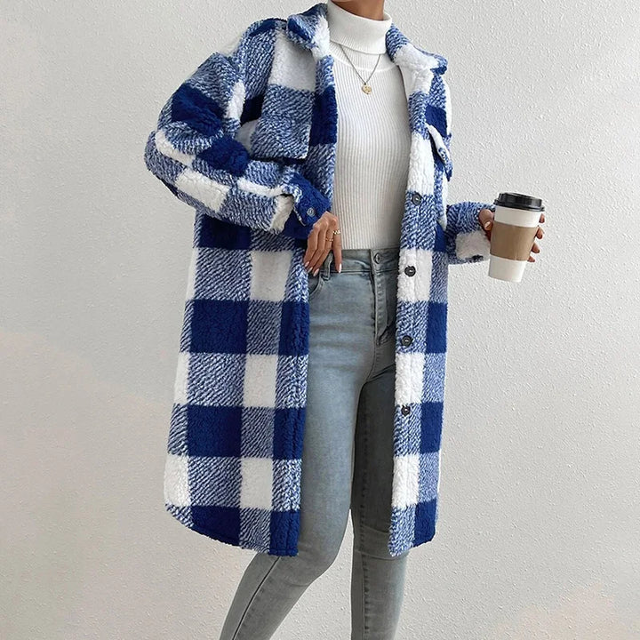 Zdenka | Manteau d'hiver boutonné pour femme | Chaleur