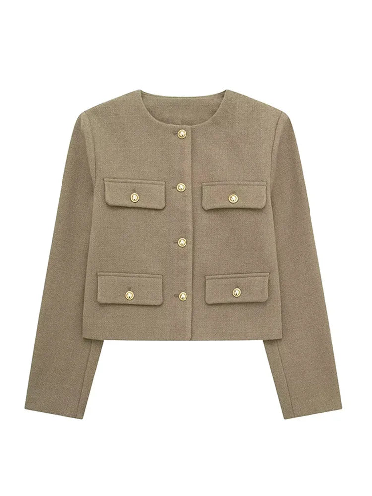 Elsie - Blazer classique en tweed - Mode automne