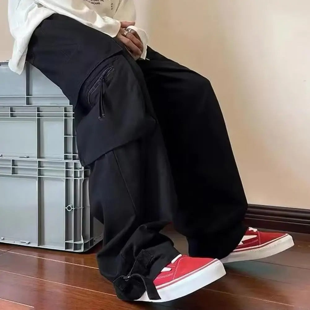 Darren - pantalon cargo ample décontracté