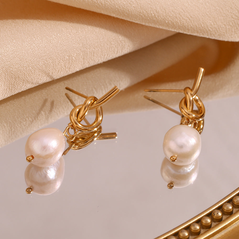 Micara - Perles Noueuses - Boucles d'oreilles