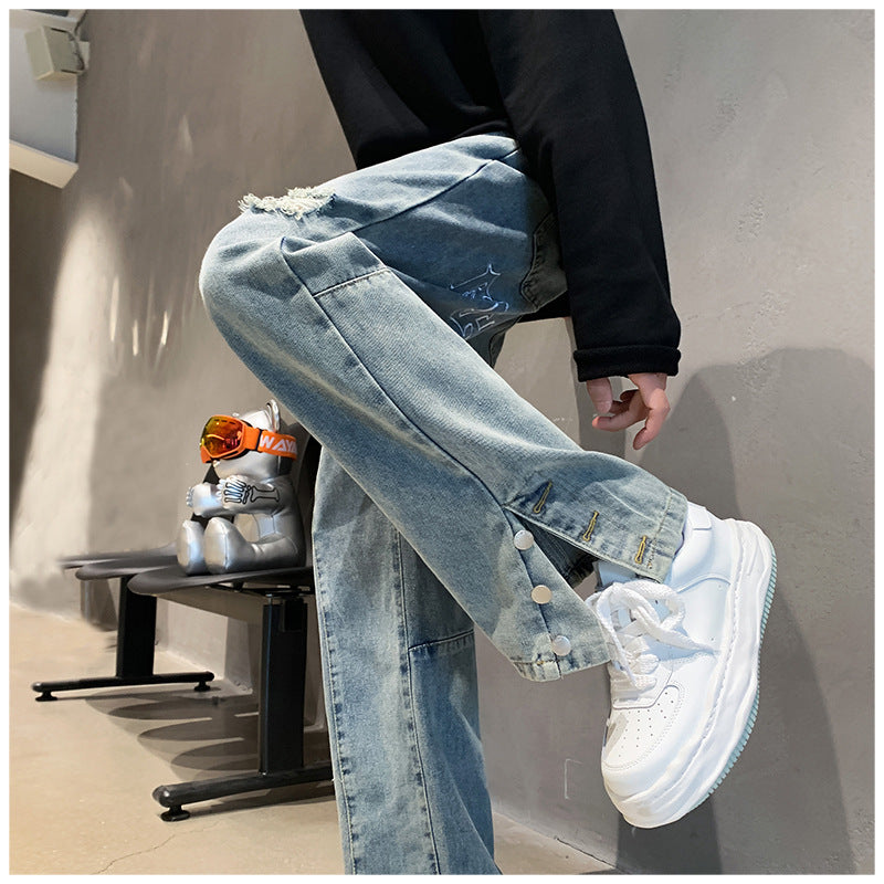 Flint - Jean ample en denim