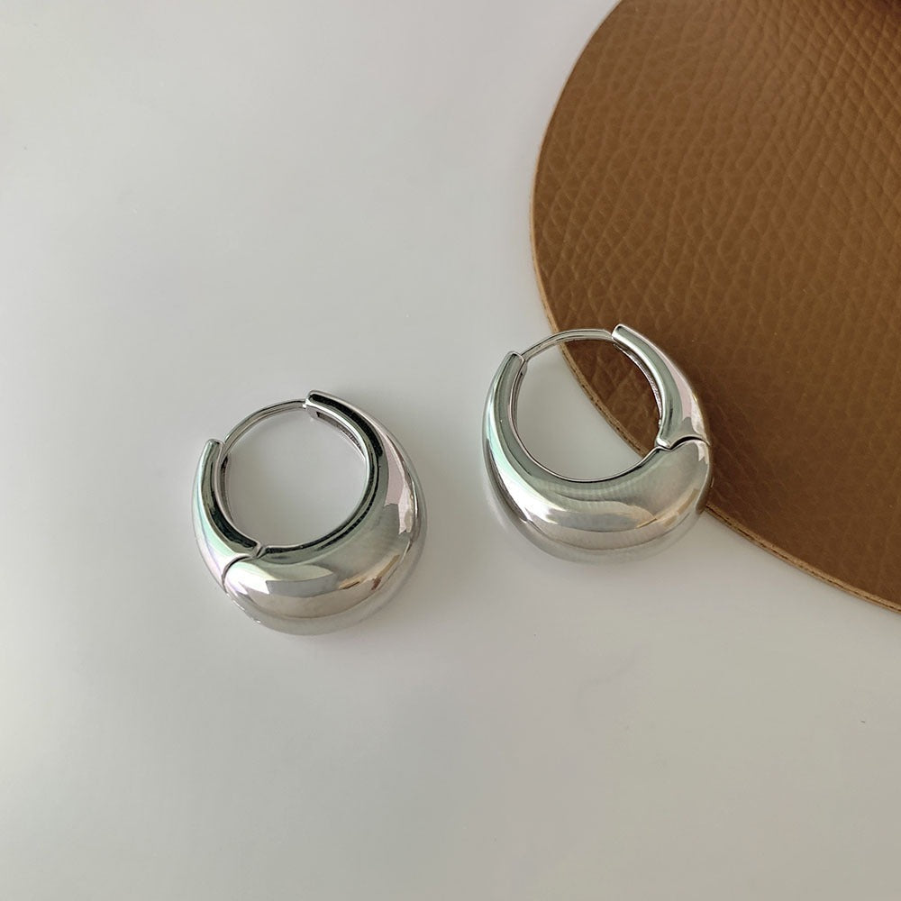 Micara - Créoles Lunaires - Boucles d'oreilles