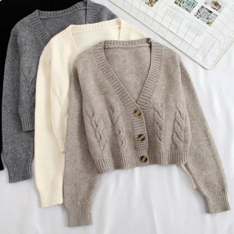 Cardigan col V Saoirse - coupe oversize