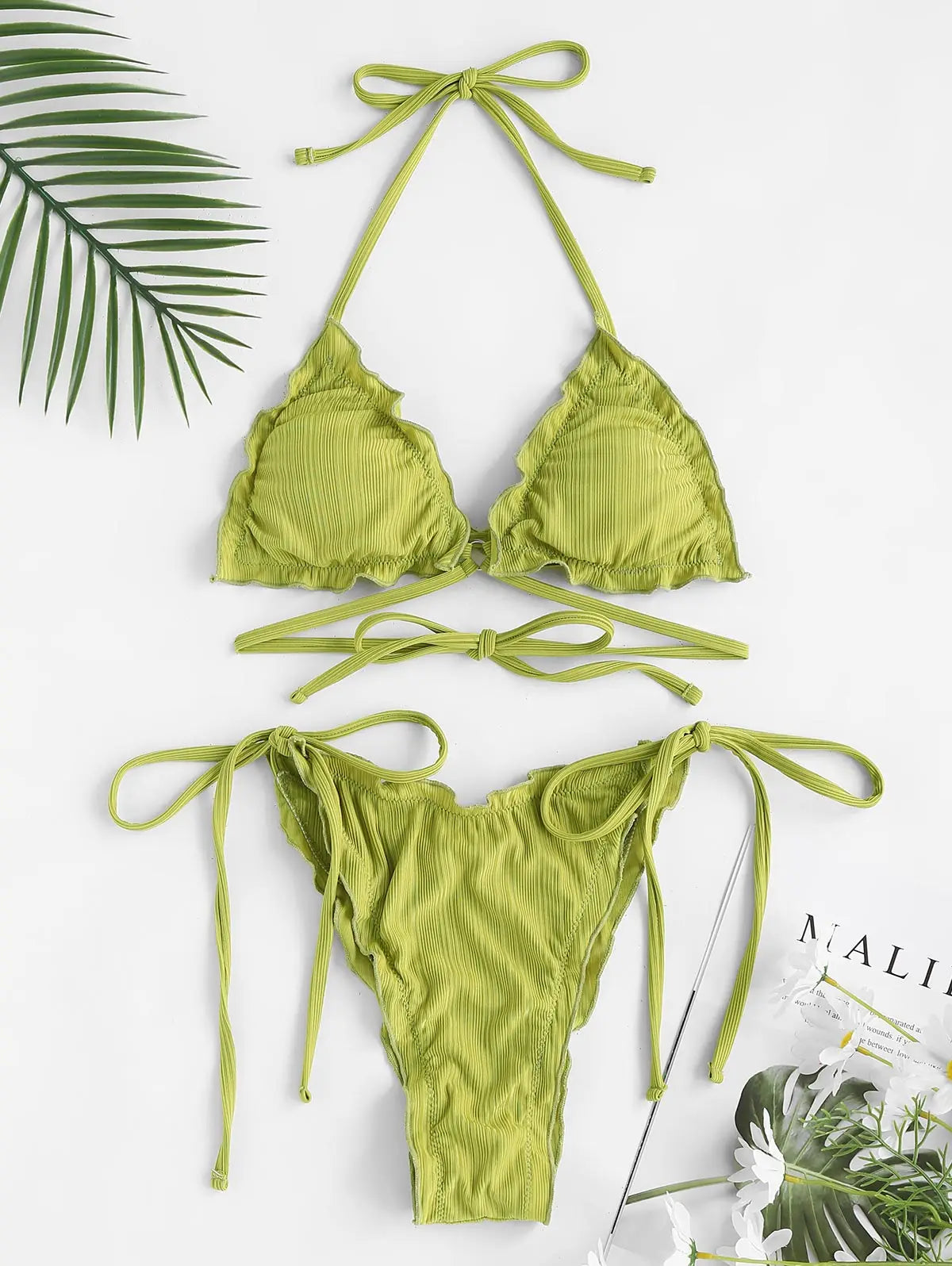 Bellachicha Bikini - Zickzack-Rücken - Spitze - Sommer