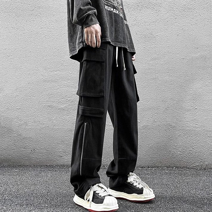 Dax - pantalon cargo droit baggy