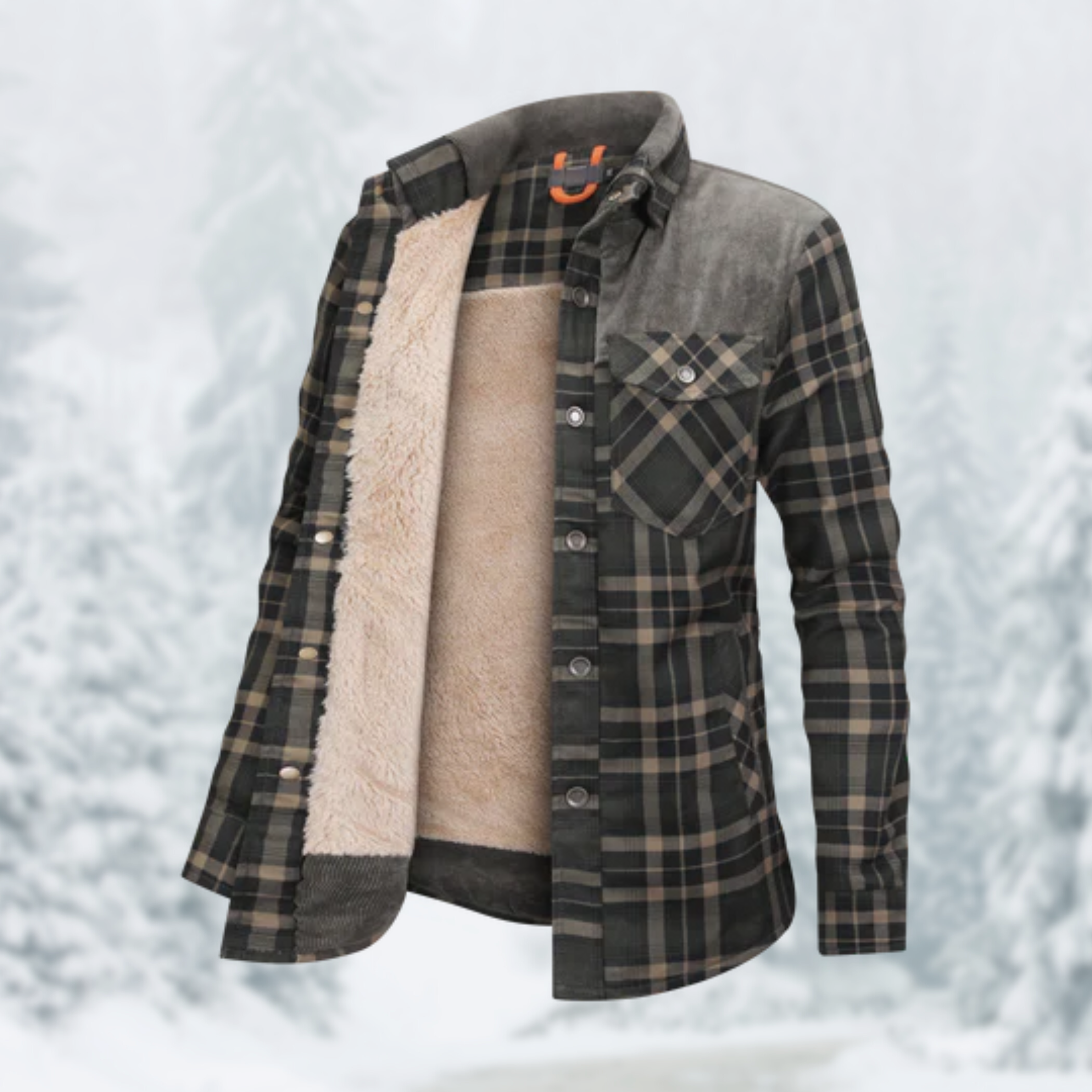 Flanell-Wanderjacke für Frauen