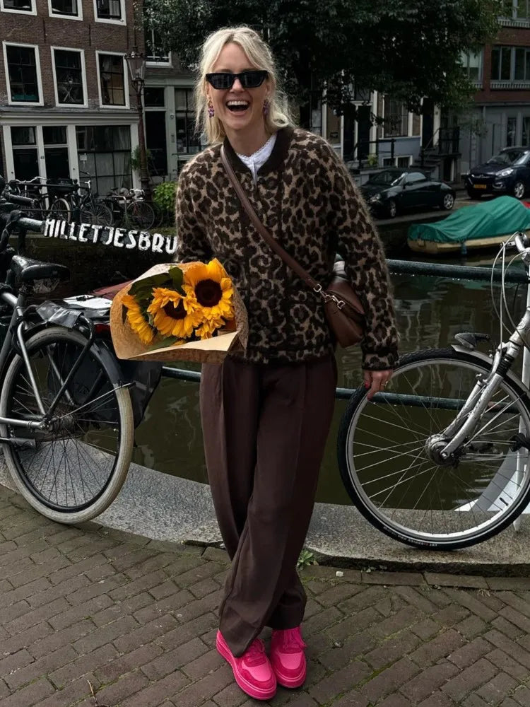Amélie - Cardigan Léopard 