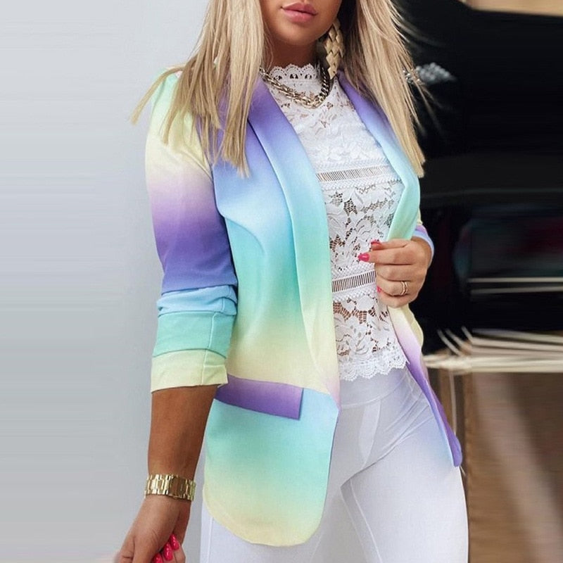 Klara | Lässige mode krawatten-blazer