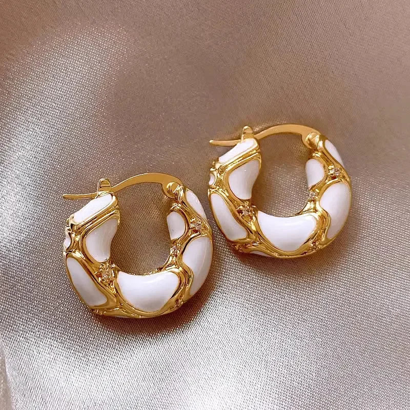 Micara - Mosaïque Sienne - Boucles d'oreilles