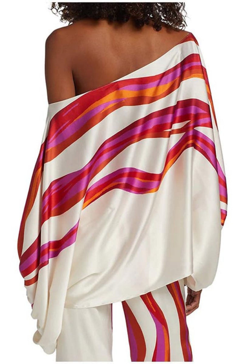 Ensemble deux pièces « Abstract Waves » - Fuchsia