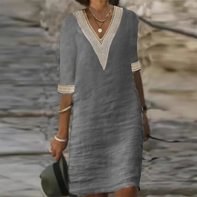 Ariella - Robe d'été élégante en lin