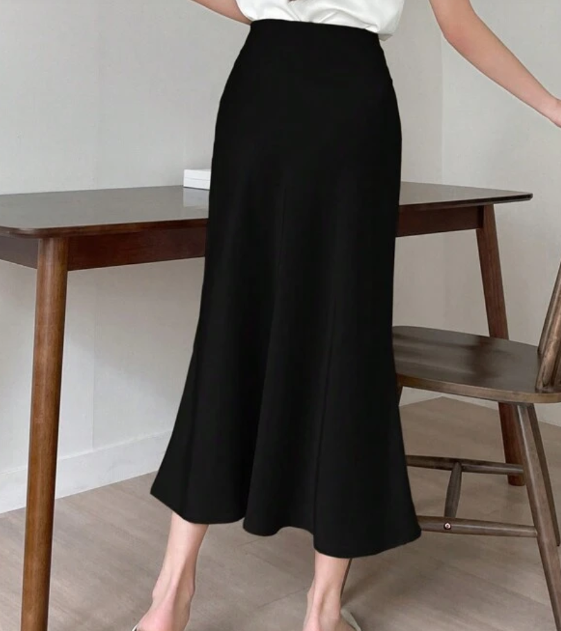 Allanna | jupe en satin taille haute