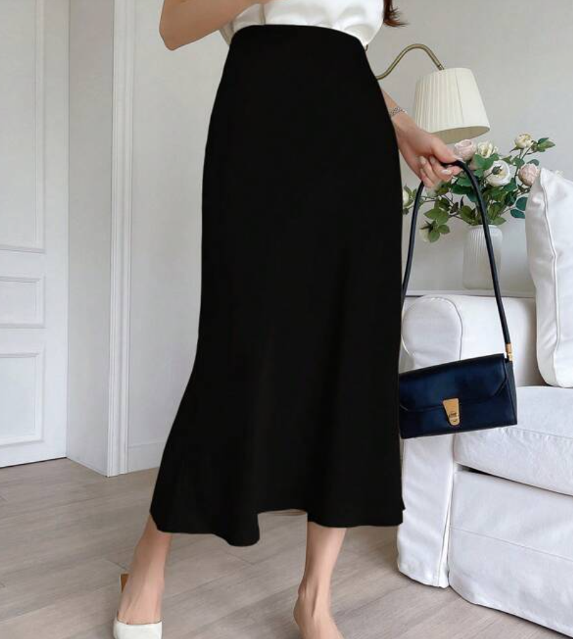 Allanna | jupe en satin taille haute