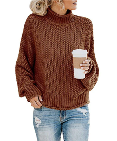Mia – pull col roulé pour femme