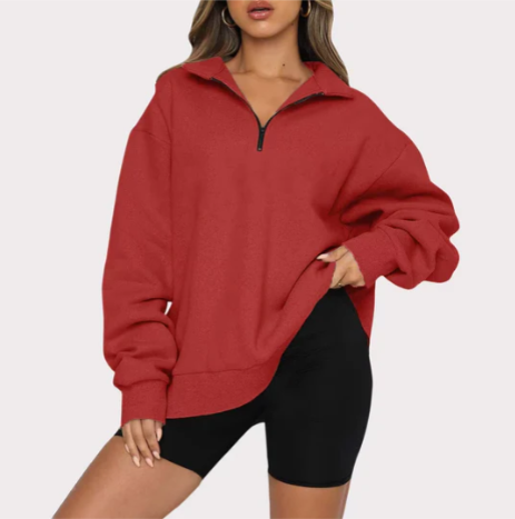 Charlotte – sweat-shirt à col pour femme