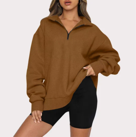 Charlotte – sweat-shirt à col pour femme