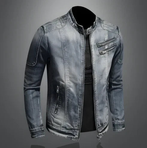 Dwayne - veste en jean zippée pour homme 