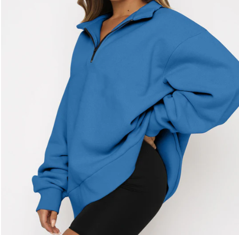 Charlotte – sweat-shirt à col pour femme