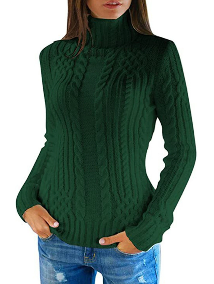 Zuzanna - Pull col roulé élégant pour femme