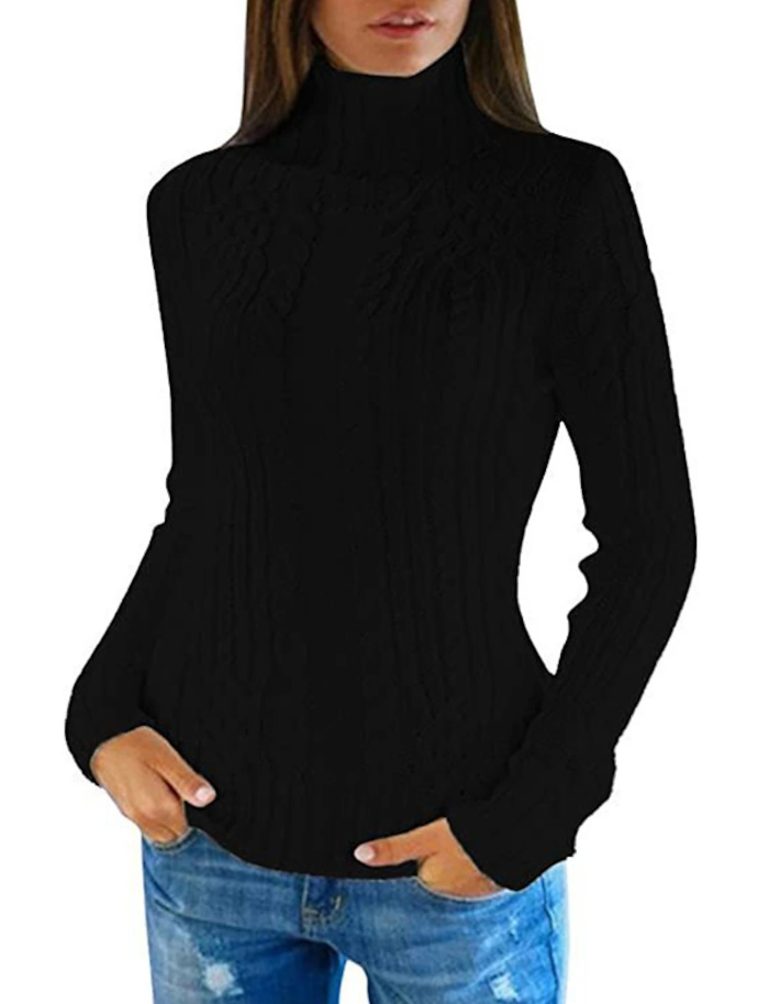 Zuzanna - Pull col roulé élégant pour femme