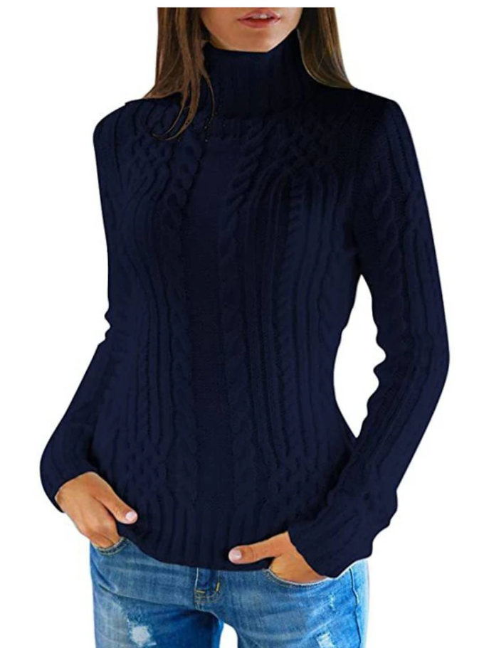 Zuzanna - Pull col roulé élégant pour femme
