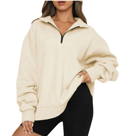 Charlotte – sweat-shirt à col pour femme