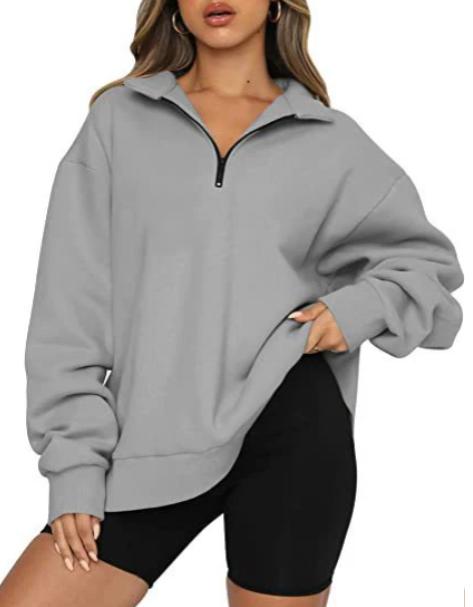 Charlotte – sweat-shirt à col pour femme