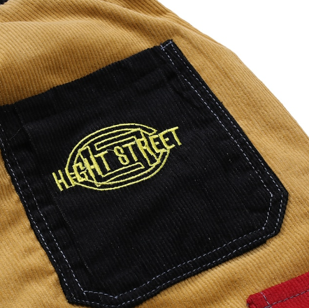 Thomas – Pantalon à cordon de serrage avec patch de couleur pour homme