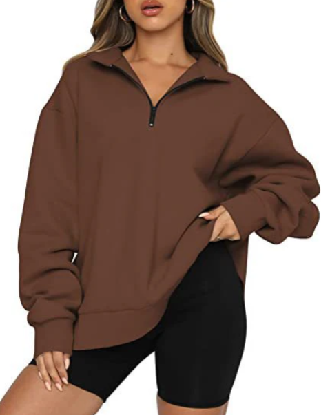 Charlotte – sweat-shirt à col pour femme