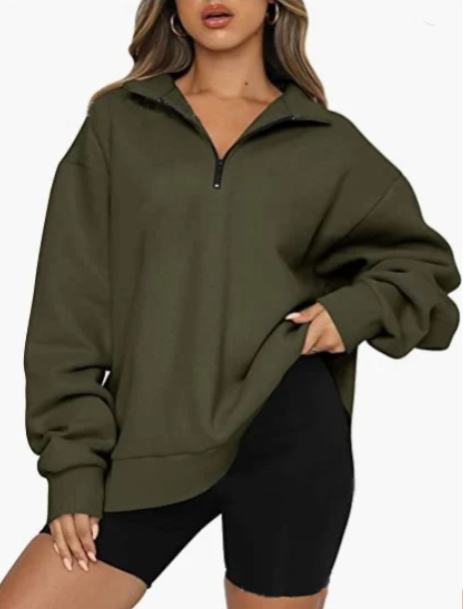 Charlotte – sweat-shirt à col pour femme