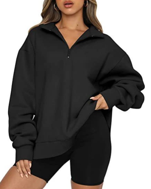 Charlotte – sweat-shirt à col pour femme