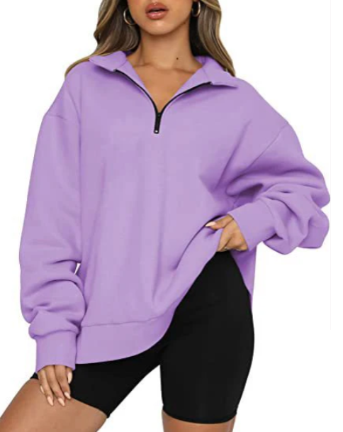 Charlotte – sweat-shirt à col pour femme