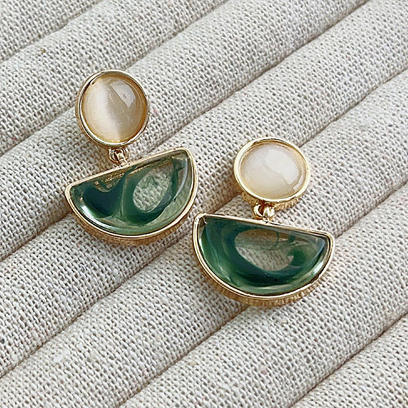 Micara - Emerald Glams - Boucles d'oreilles