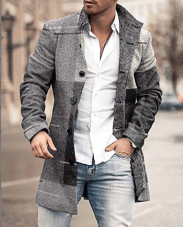 Veste d'extérieur coupe-vent pour homme