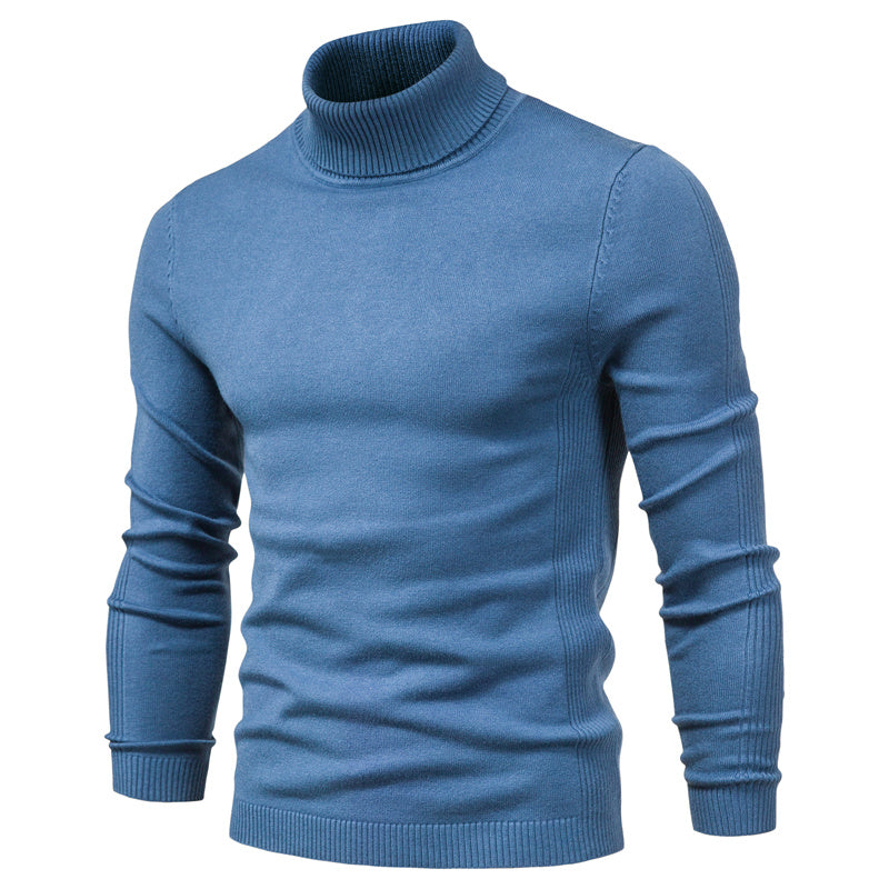 Benedikt - Pull col roulé en coton pour homme 