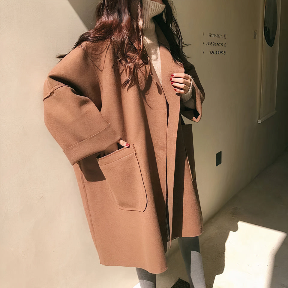 Trench-coat en laine