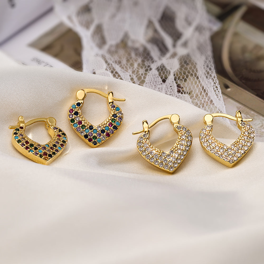 Micara - Heartful Sparkles - Boucles d'oreilles
