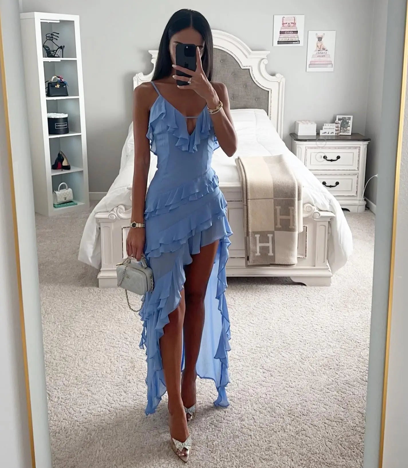 Judith - Asymmetrisches elegantes Kleid