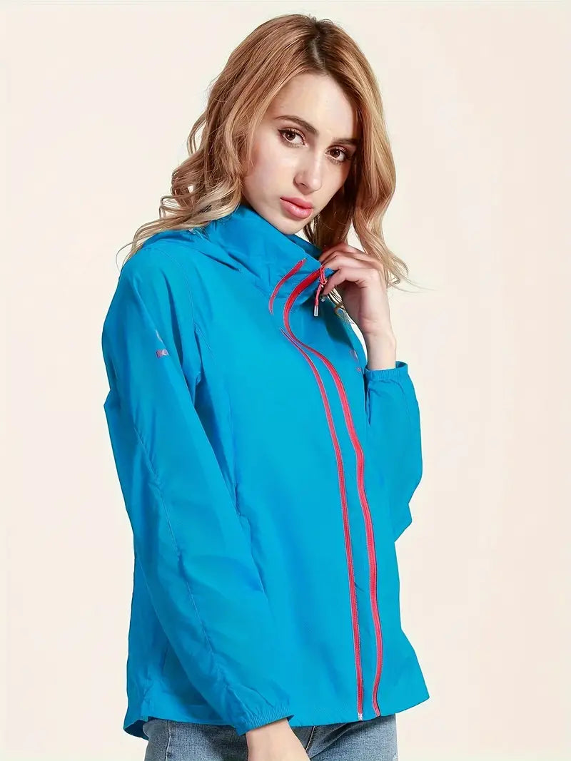 Yurisa | Coupe-vent Fitness Femme – Veste de protection solaire ultralégère