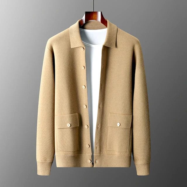 Bellachicha - Kaschmir Strickjacke mit Knopfleiste