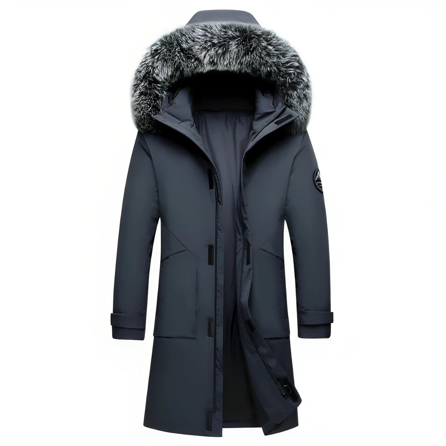 Gabriel - Winterjacke mit Kapuze mit Fellkragen