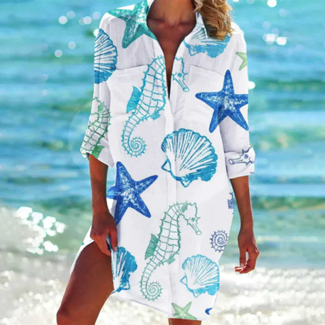 Elena - Sommerliches Hemdkleid