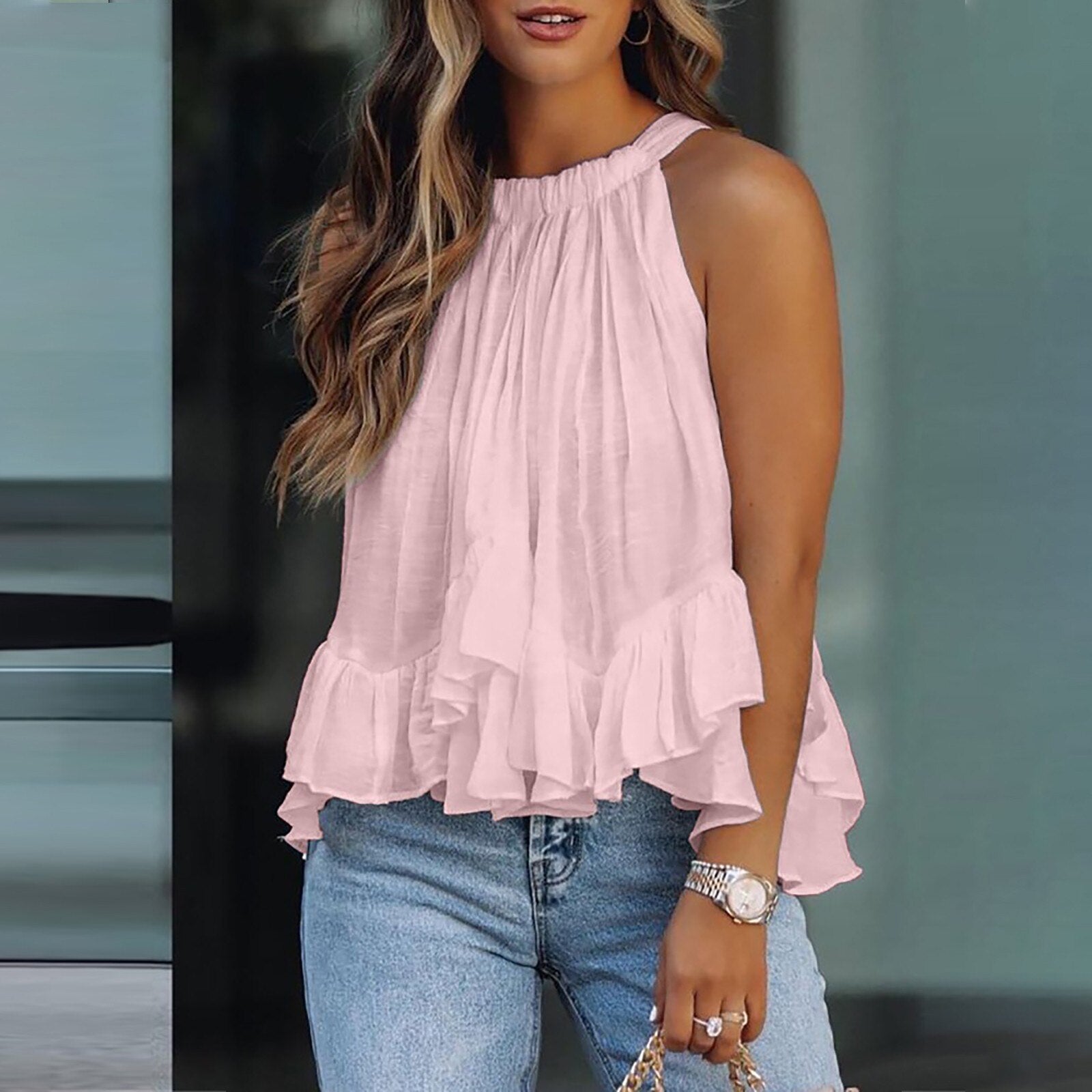Bellachicha | Elegantes Damen-Rüschen-Top
