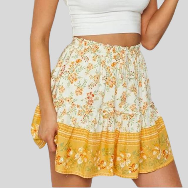 Tessa | Bohème-rock mit rüschen