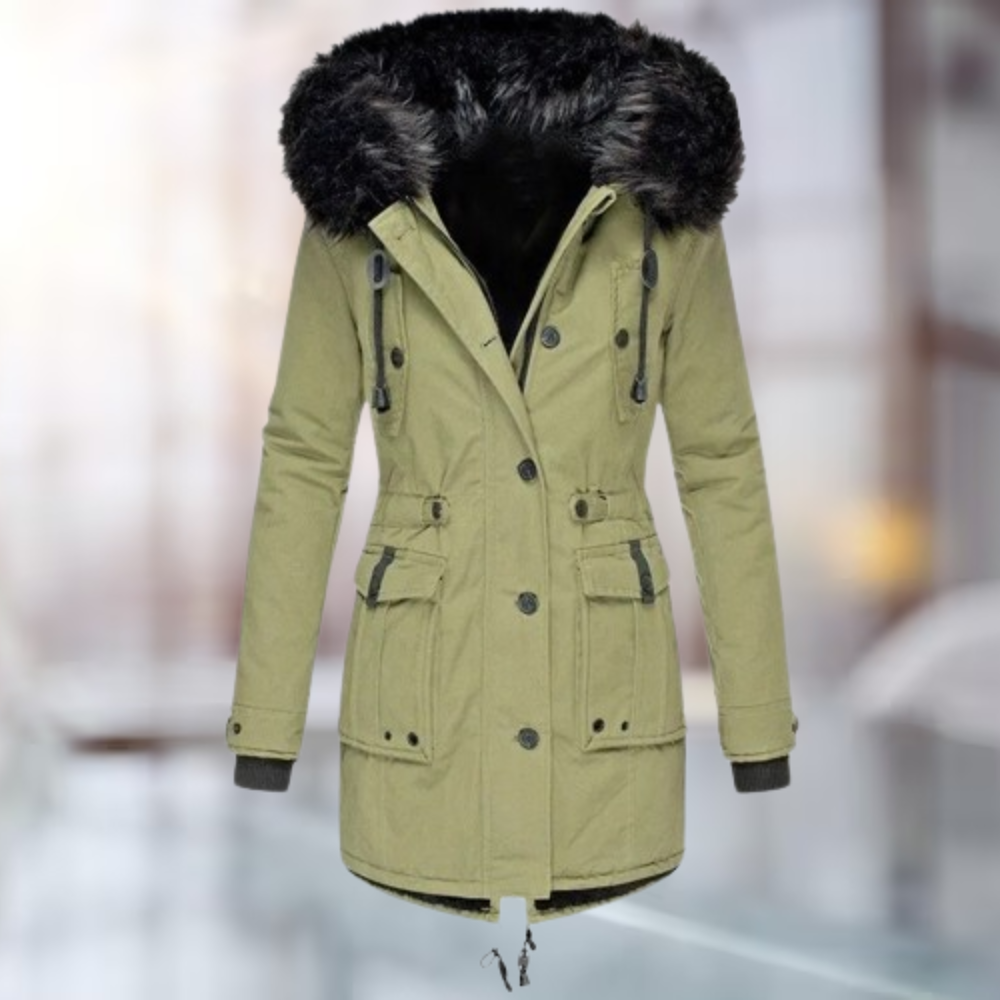 Anderson | Manteau élégant à col en coton et laine