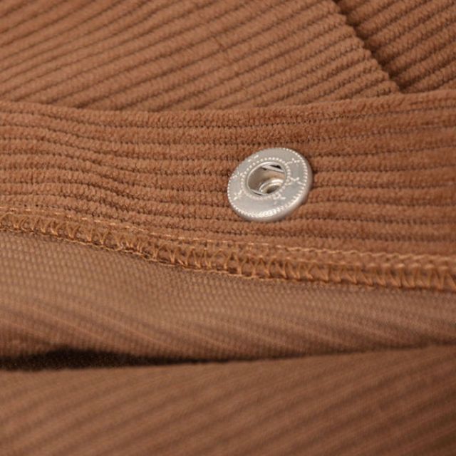 Sophie | Gerippter a-leinen-Midirock