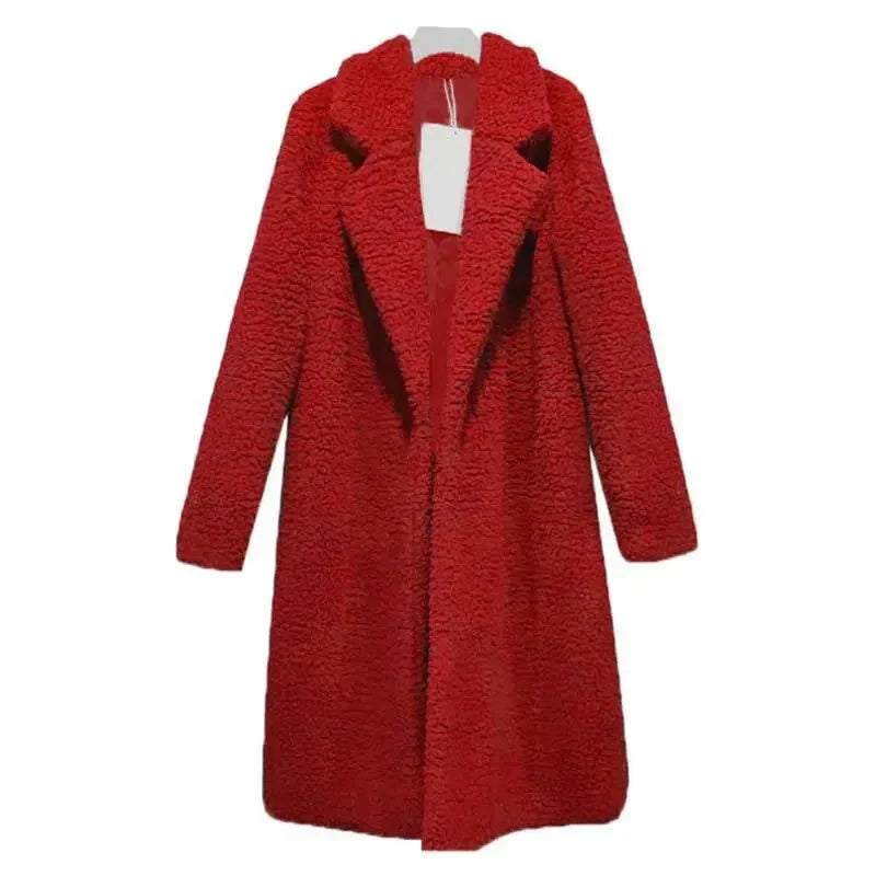 Manteau en peluche tendance pour femme - Valeria